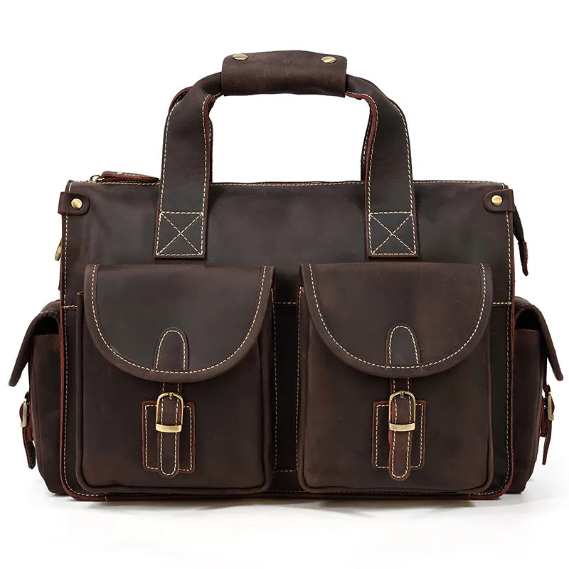 Vintage Leather Briefcase