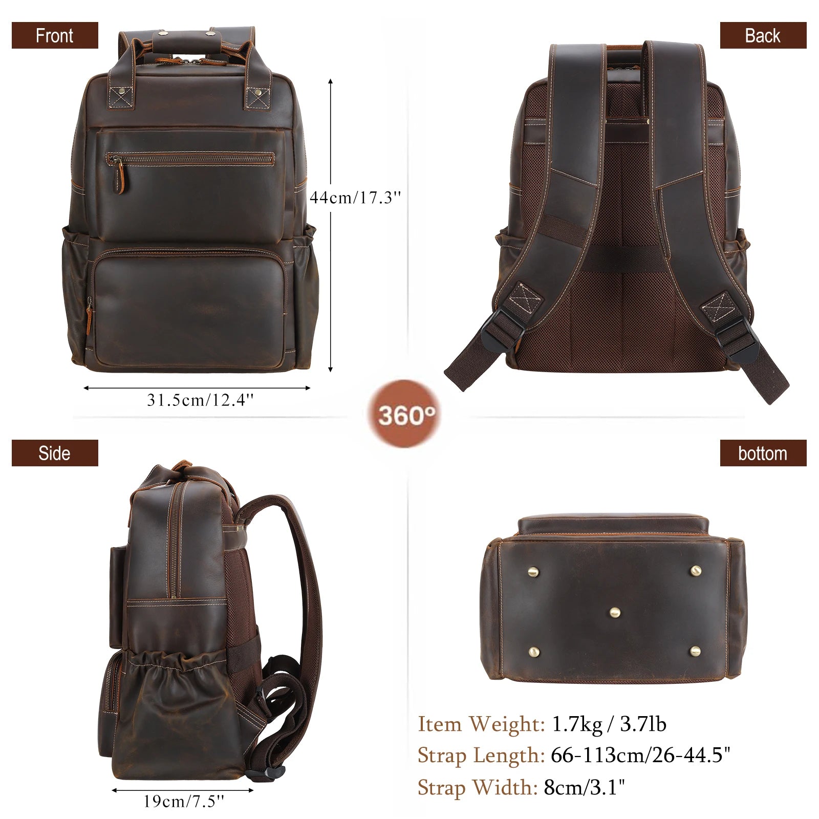 Leather Backpack