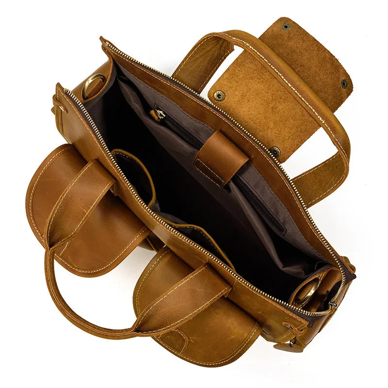 Vintage Leather Briefcase