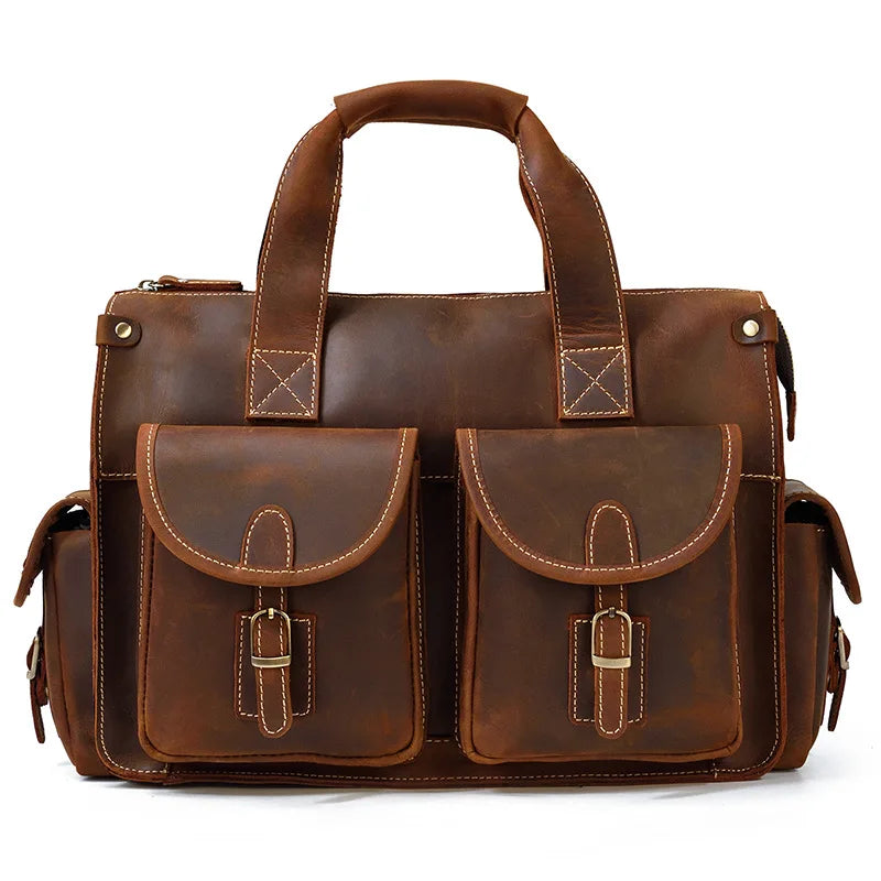 Vintage Leather Briefcase