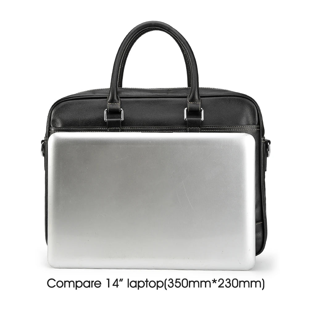 Black Leather Briefcase